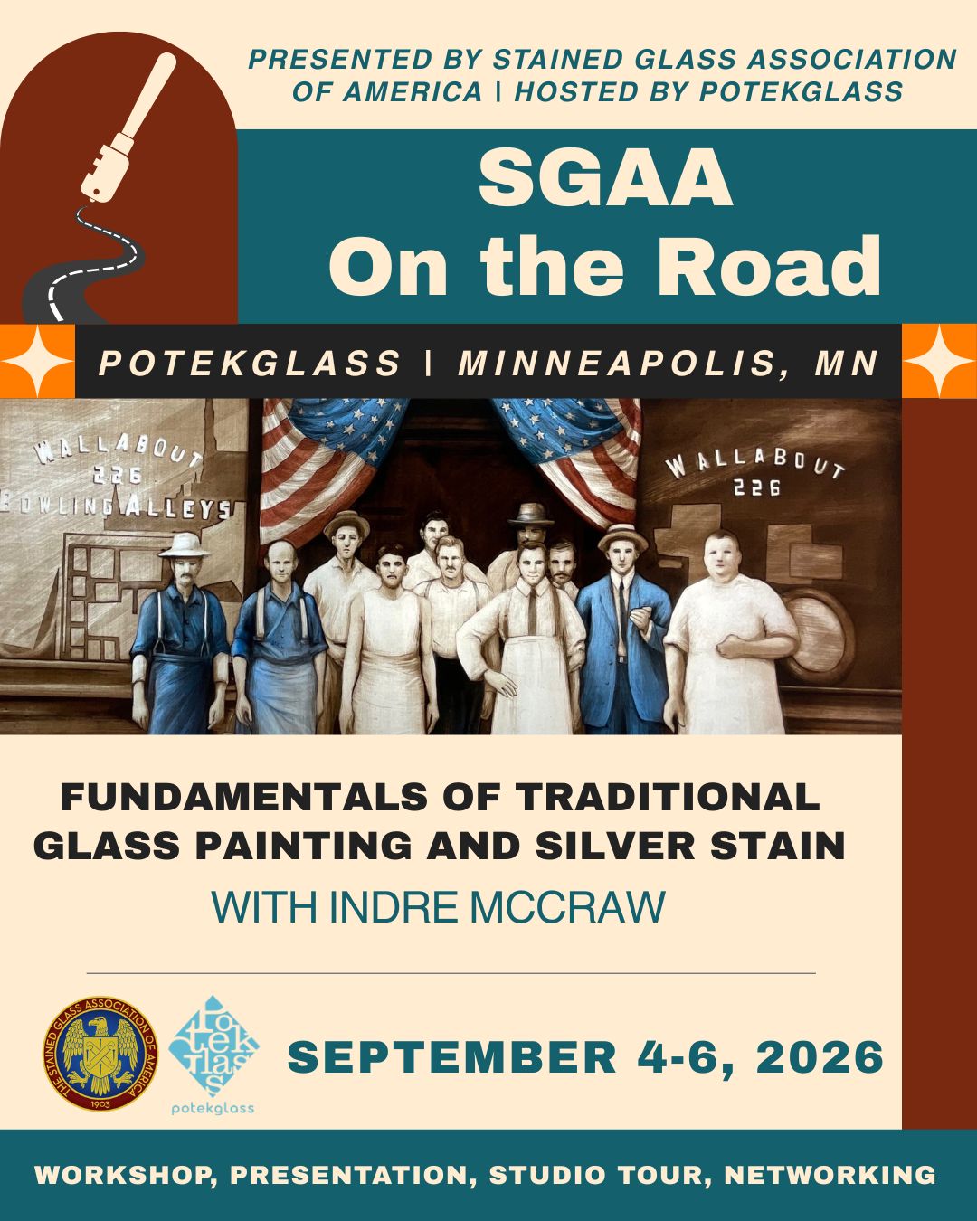 September 2026: Potekglass | The Stained Glass Association of America